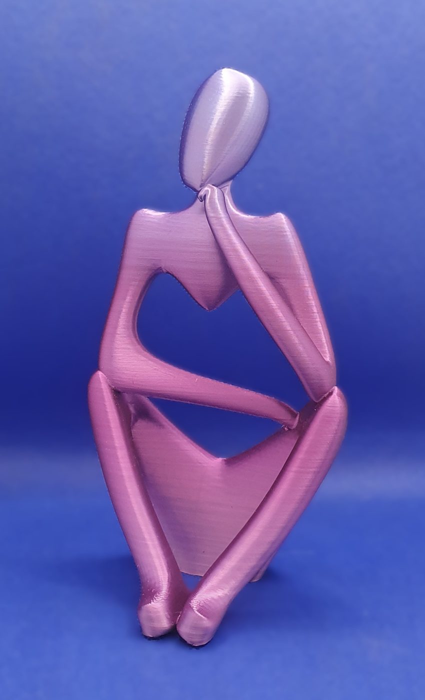 Abstract thinking sculpture statue