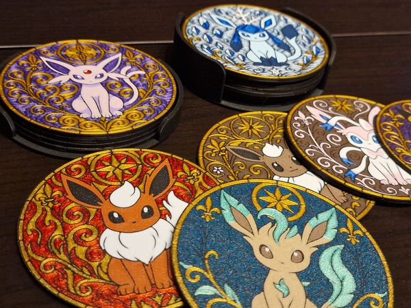 Eeveelution Complete Coaster set