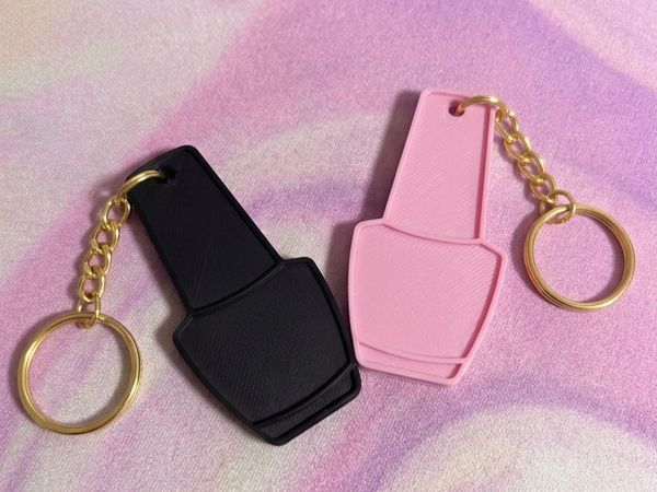 Keychain Can Tab Opener - Reinforced Nail Polish Base