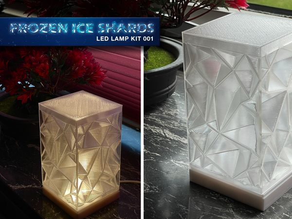 Frozen Ice Shards Lamp for LED Kit 001