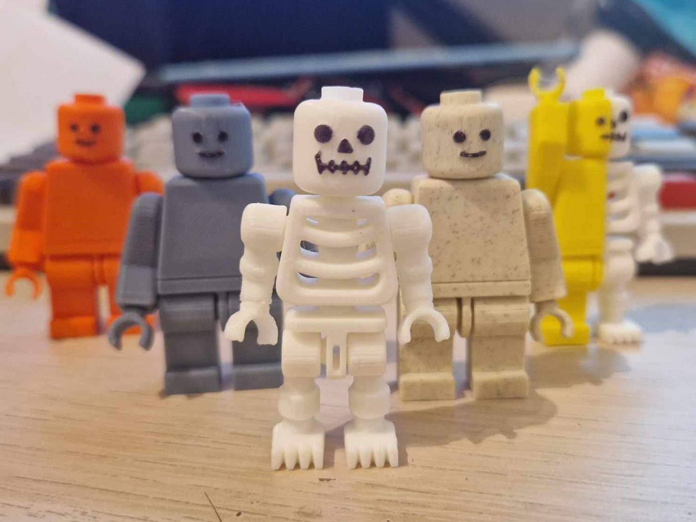 Brick Skeleton Figure