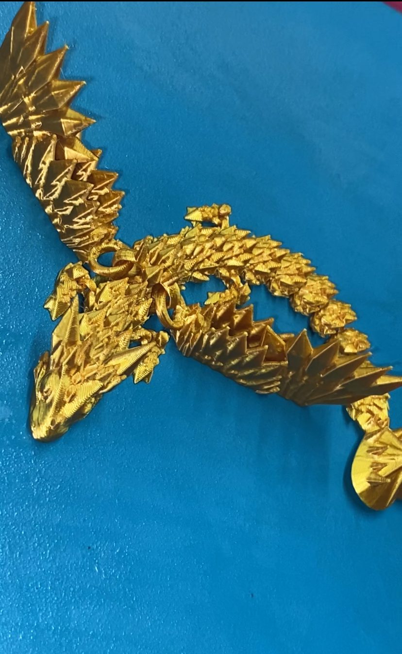 Baby Crystal Wing Dragon With Heart Tail V3