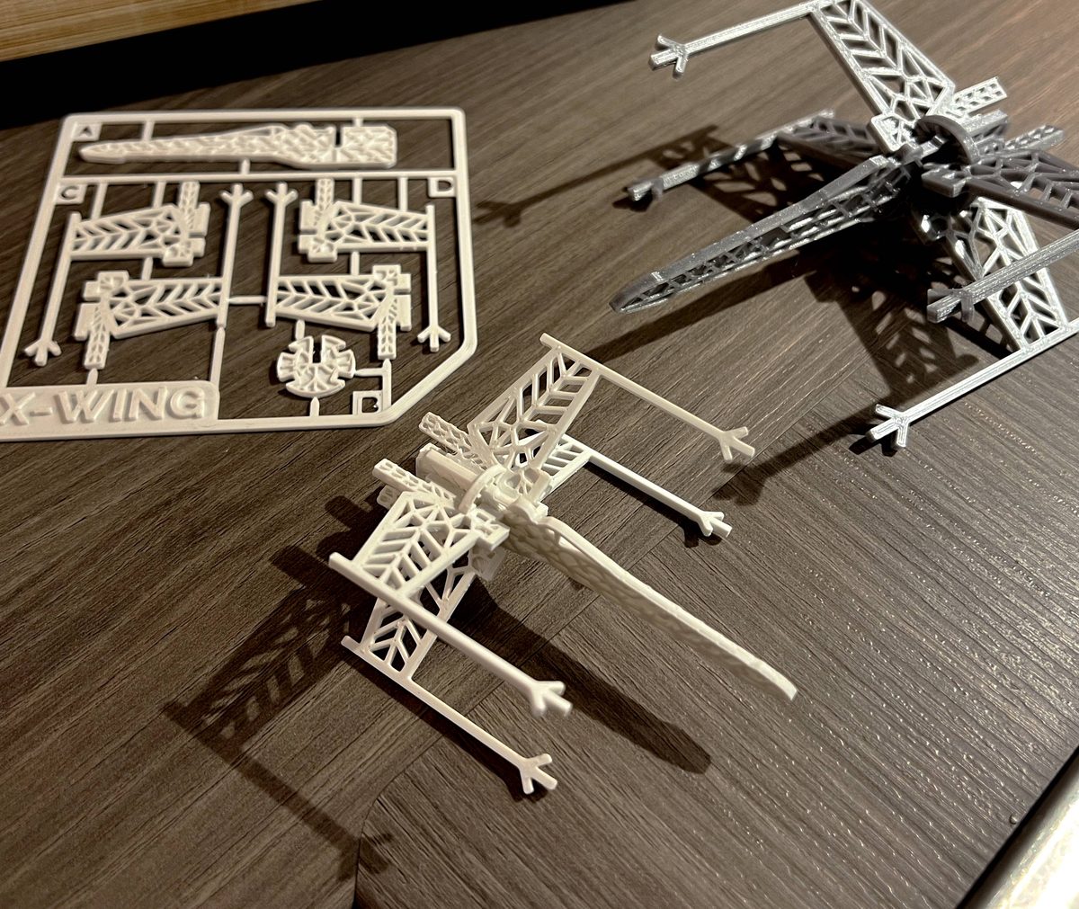 Snowflake X-Wing Kit Card Christmas Ornament
